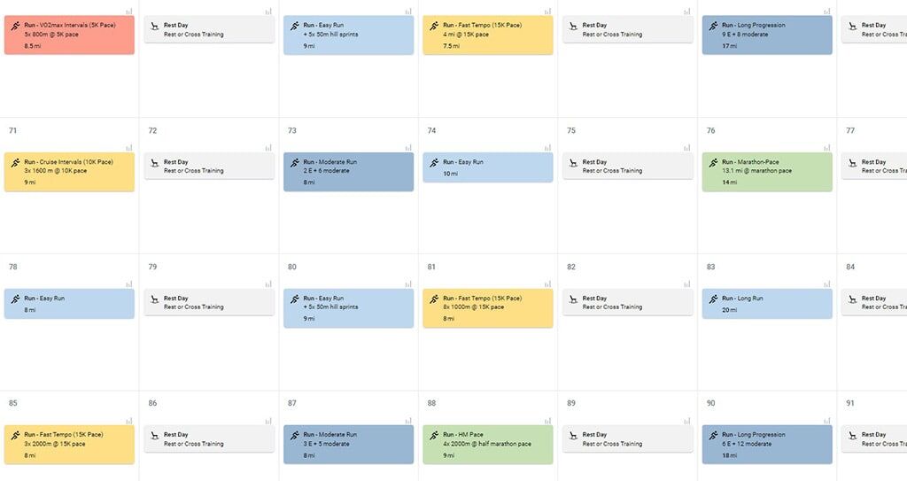 【2plan】Venti half training setup Half Marathon Training Plans - RunningFront™
